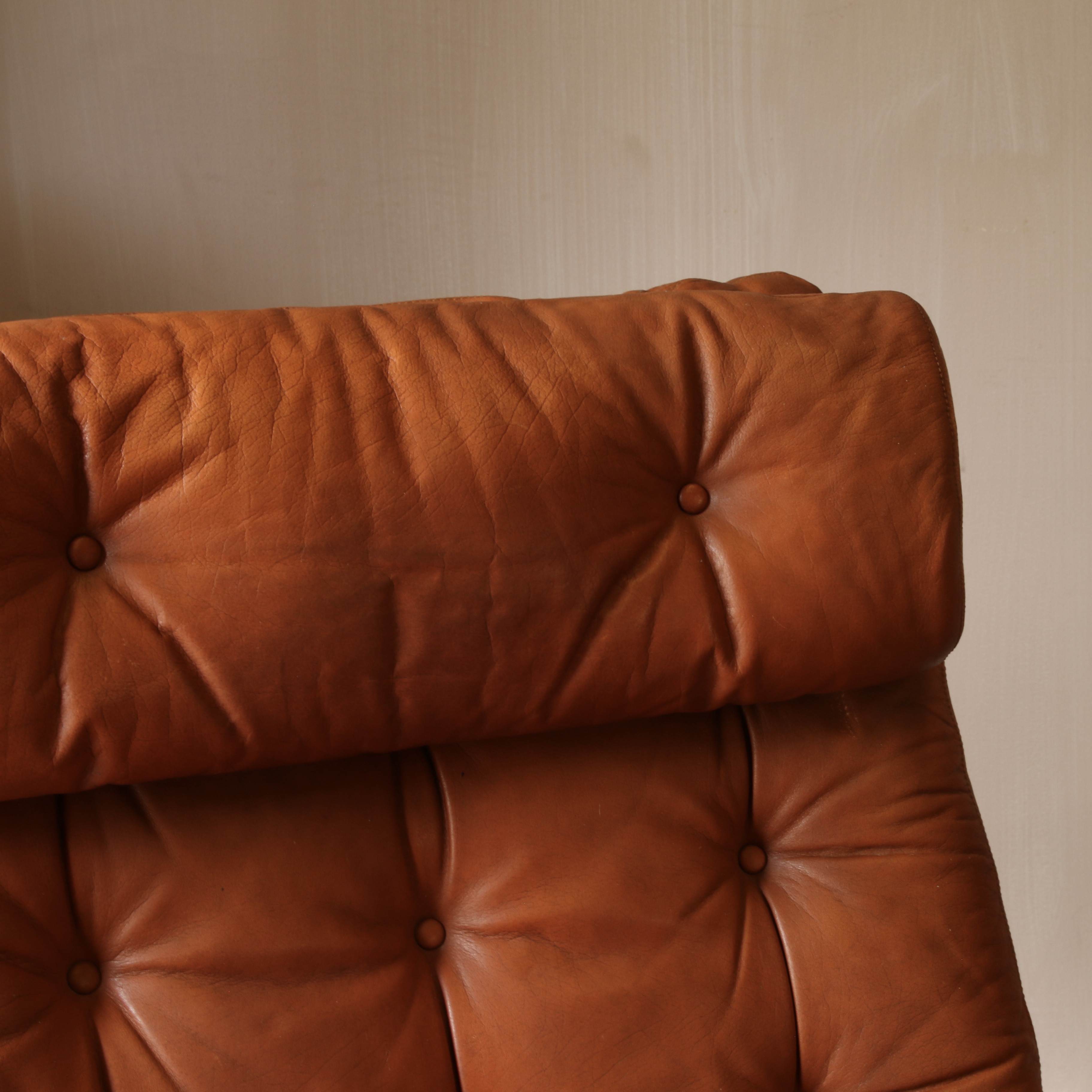 Pair of Leather Armchairs by Göte Mobler